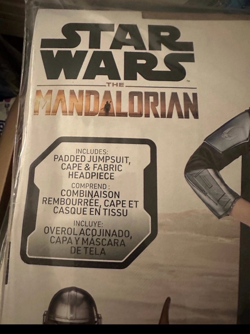Star Wars The Mandalorian Toddler Costume - Gray and Black - Picture 4 of 5